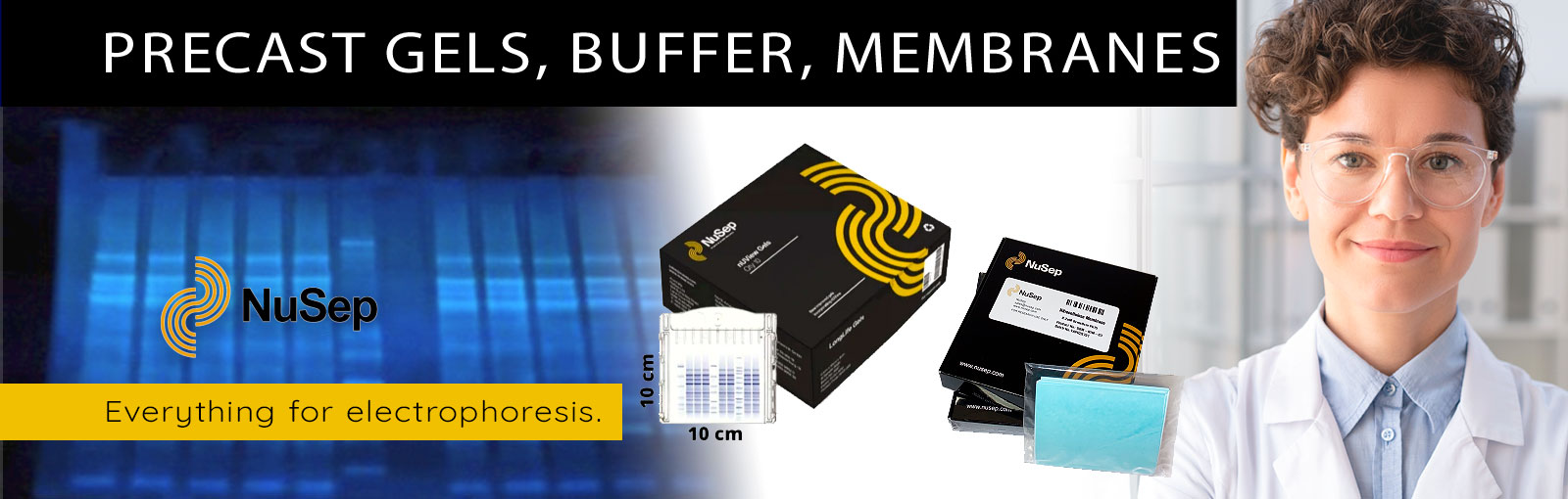 Nusep electrophoresis accessories