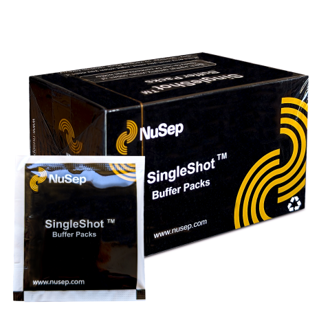 SingleShot buffer pouches 20 pieces per pack.
