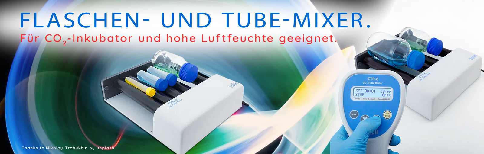 CTR-6 Tube-Mixer - Rollenmischer für Inkubator