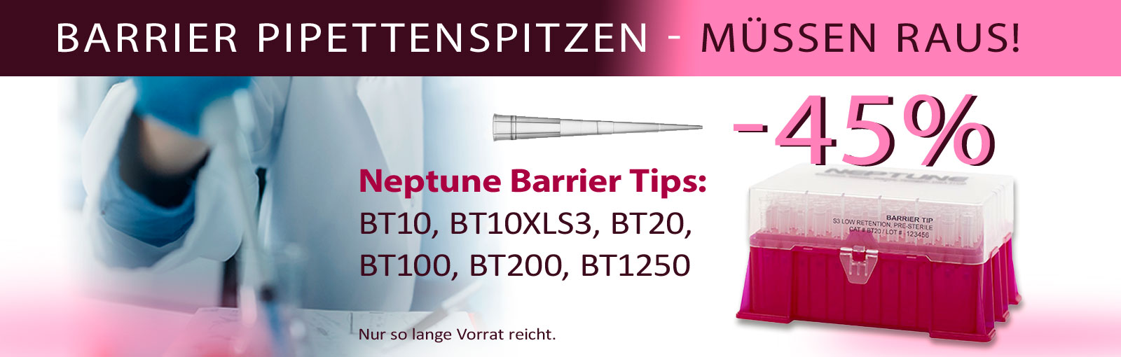 Barrier Pipettenspitzen günstig