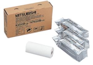 Thermopapier K65HM für medizinische Drucker von Mitsubishi.