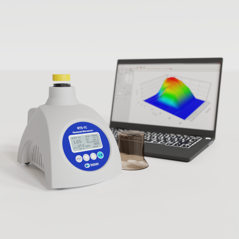 Bioreaktor RTS-1C mit 3D Grafikdarstellung